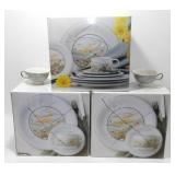 ** 3 Vintage Boxes of Castleton "Lace" Bone China