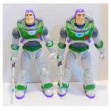 (2) 12" Buzz Lightyear Action Figures