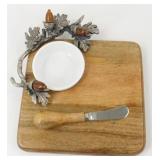 * Mud Pie Cheese Plate w/ Knife