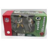 2003 Brett Favre & Brian Urlacher Figurines