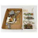 2 Boxes of Costume Jewelry