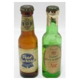 * 2 Vintage PBR Pabst Blue Ribbon Beer Mini