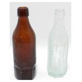 * 2 Antique John Graf Soda Bottles (Milwaukee) -