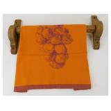 Antique Oak Show Towel Holder