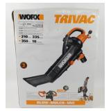 * Worx Trivac 12 Amp 350 CFM 210 MPH Leaf Blower