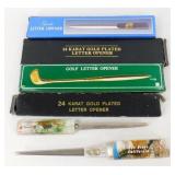 (6) Collectible Letter Openers