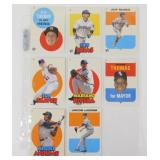 Group of Topps 582 Montgomery Sticker Promo Cards