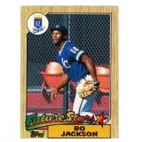 1987 Topps Bo Jackson Future Stars Rookie Card