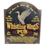 * Whistling Wings Pub Sign by Big Sky Carvers -