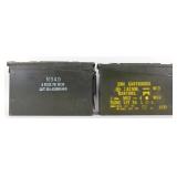 * 2 Military Ammo Cans
