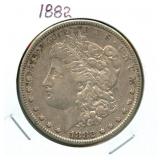 1882 Morgan Silver Dollar