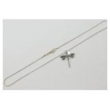 Dragonfly Pendant & Chain Marked .925 - 5.4 Total