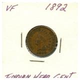 1892 Indian Head Cent