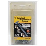 Unopened Box of (150) 3ï¿½ Cabinet Screws