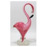 * Murano Style Flamingo Glass Bird