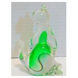 * Art Glass Cat