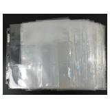 50+ Vinyl Sport Card Protector Sheets - Holds Up