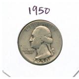 1950 Washington Silver Quarter