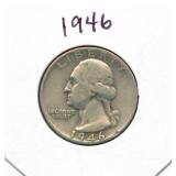 1946 Washington Silver Quarter