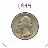 1944 Washington Silver Quarter