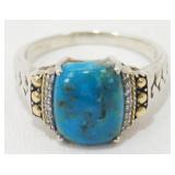 Sterling Silver and 18K Gold EFFY Brand Ring with