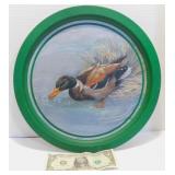 * Metal Tray with Duck