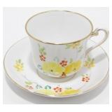 * Bone China Made in England Tea Cup & Saucer
