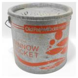 * Old Pal Woodstream Galvanized Minnow Bucket
