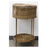 ** Wicker Patio Ice Cooler Table Cool Bar Outdoor
