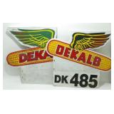 * 2 Double-Sided Dekalb Seed Corn Fence Signs