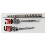 Craftsman Sockets - 21mm to 6mm, 1/2" Drive Pear