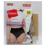 New 3 Pack of Hanes Premium Seamless Smoothing
