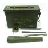 Metal Military Ammunition Can, Case with Some