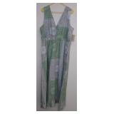 New Extra Large Tie Front Maxi Dress