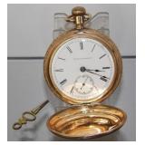 Illinois Gold Filled Pocket Watch Model 3, 18s,