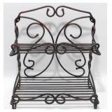 * Metal Princess House 2-Tier Display Shelf - Can