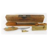Antique & Vintage Tool Lot - Stanley 103 Level,
