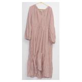 NWT Large Tie Front Maxi Dress