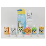 Cartoon Dog Bottles with Extra Lids