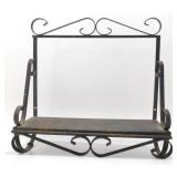 * Antique Metal Shelf - 12" x 12"
