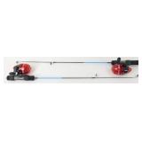 2 Zebco Dock Demons Ice Fishing Set-Ups - Like