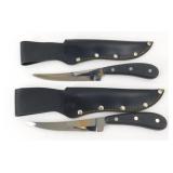 (2) 6" Blade (Overall 10") Filet Knives with