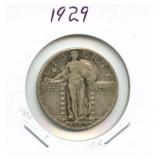 1929 Standing Liberty Silver Quarter