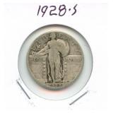 1928-S Standing Liberty Silver Quarter