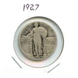 1927 Standing Liberty Silver Quarter