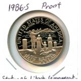 1986-S State of Liberty Proof Commemorative Half