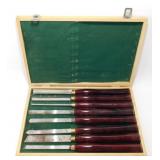 * 8-pc HSS Wood Turning Lathe Tool Set - 16-1/2"