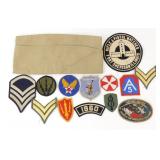 U.S. Military Hat and Patches