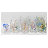 ** Disney Glass - Group of 9