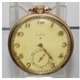 Elgin Gold Filled Pocket Watch Model 4, 13s, 19j,